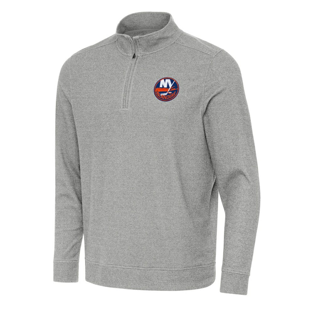 New York Islanders Antigua Subtle Quarter-Zip Sweatshirt Outlet