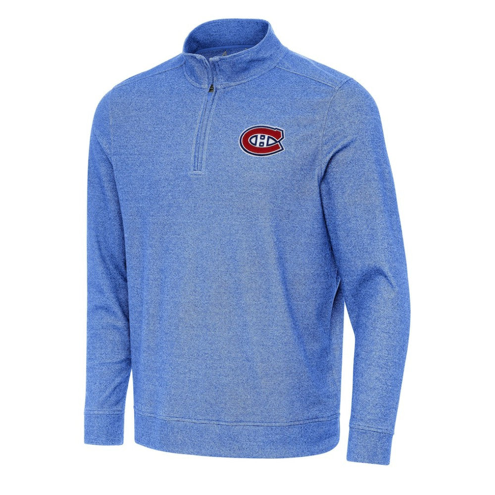 Montreal Canadiens Antigua Subtle Quarter-Zip Sweatshirt Outlet
