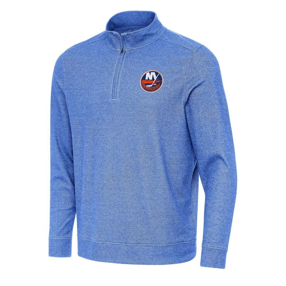 New York Islanders Antigua Subtle Quarter-Zip Sweatshirt Outlet