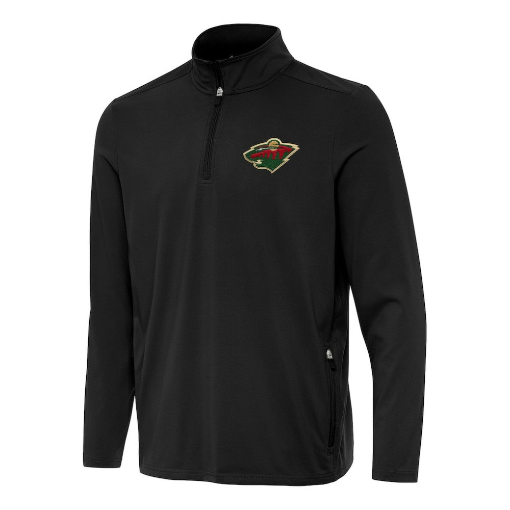 Minnesota Wild Antigua Perilous Quarter-Zip Sweatshirt On Sale