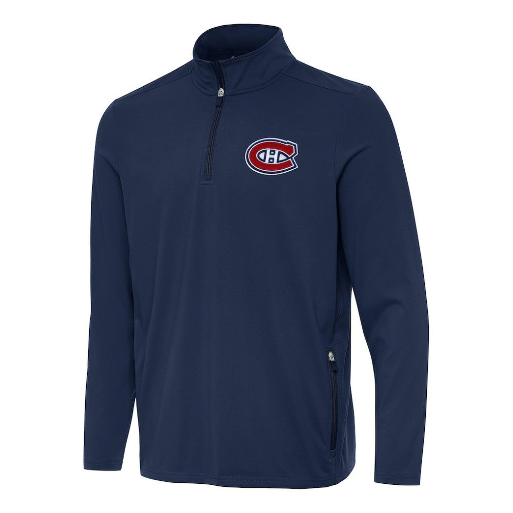 Montreal Canadiens Antigua Perilous Quarter-Zip Sweatshirt Outlet