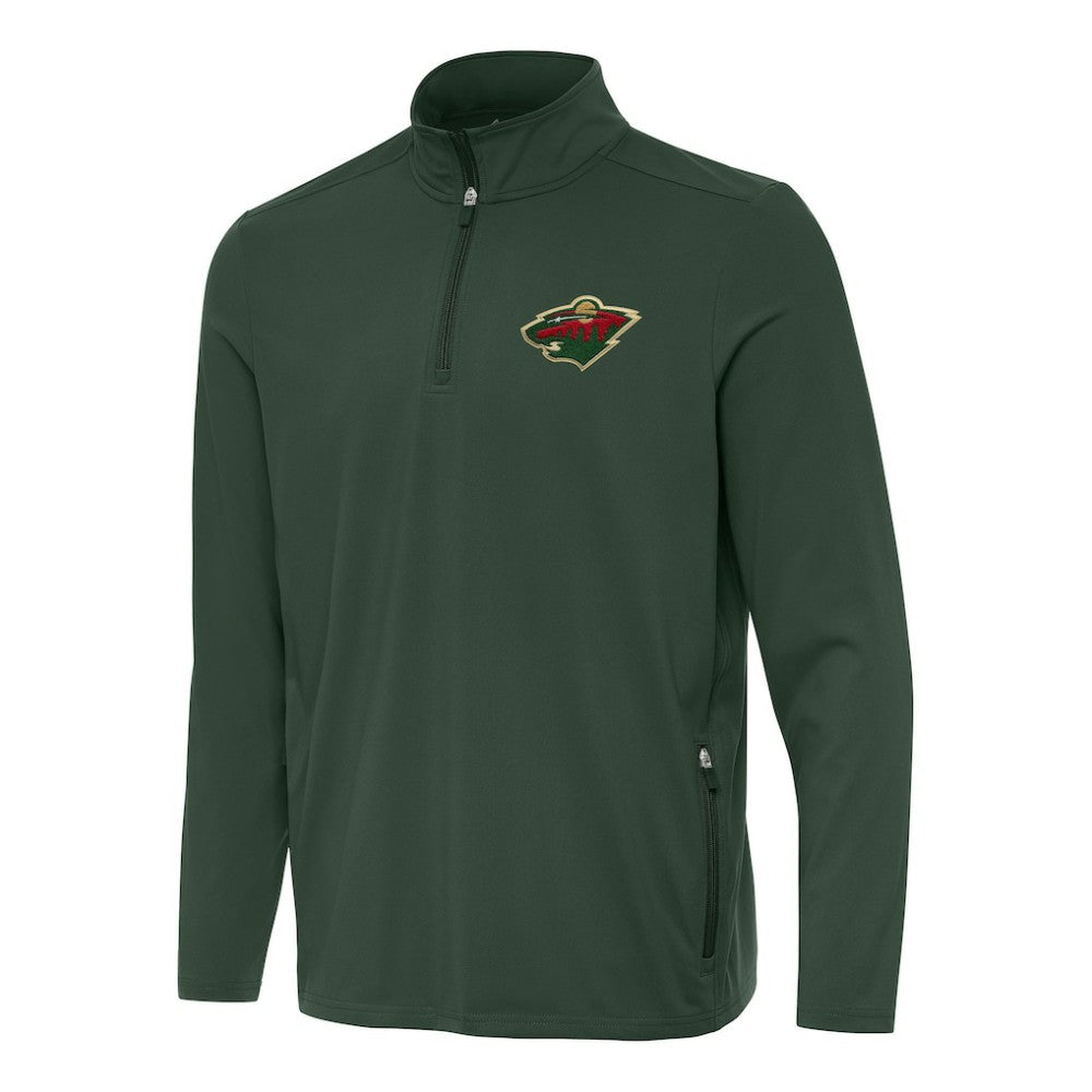 Minnesota Wild Antigua Perilous Quarter-Zip Sweatshirt For Sale