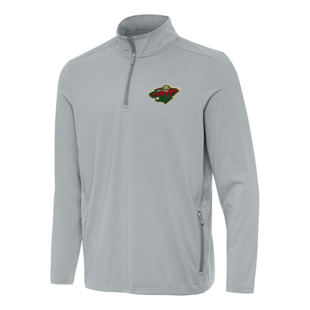 Minnesota Wild Antigua Perilous Quarter-Zip Sweatshirt Online