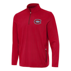 Montreal Canadiens Antigua Perilous Quarter-Zip Sweatshirt Outlet