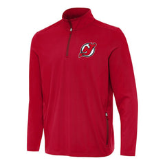 New Jersey Devils Antigua Perilous Quarter-Zip Sweatshirt Discount
