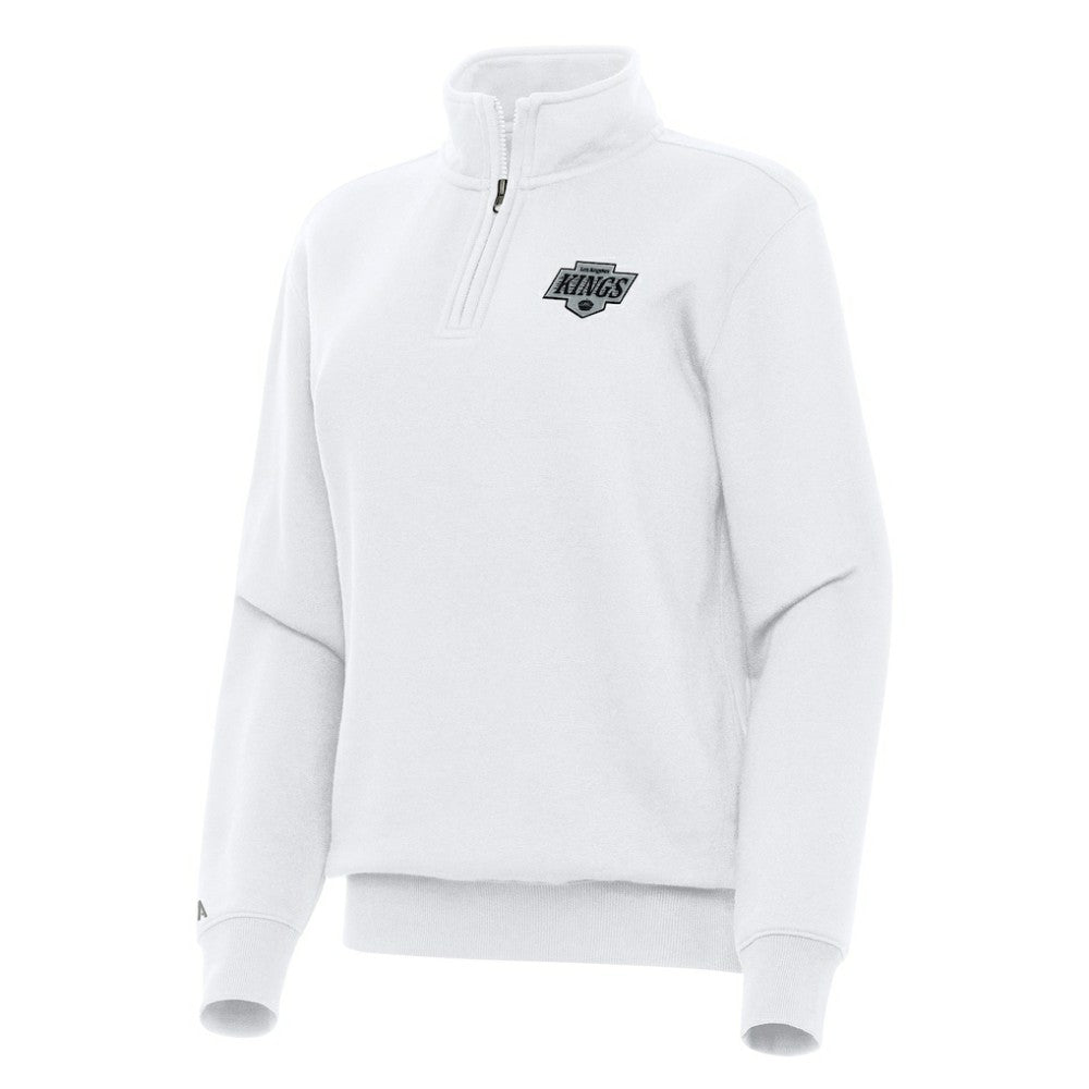 Los Angeles Kings Antigua Women's Victory Quarter-Zip Sweatshirt On Sale