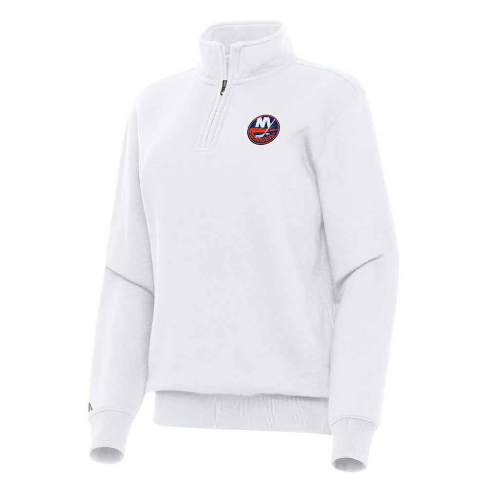 New York Islanders Antigua Women's Victory Quarter-Zip Sweatshirt Outlet