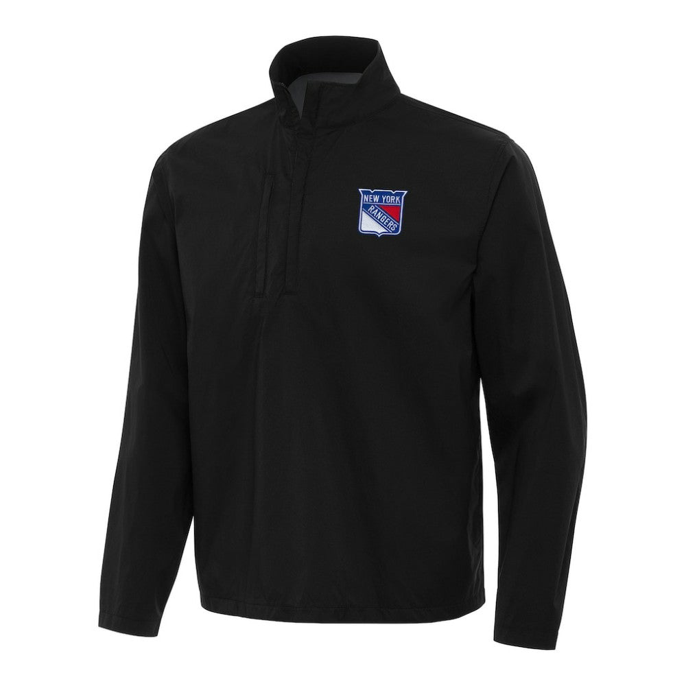 New York Rangers Antigua Brisk Quarter-Zip Windbreaker On Sale