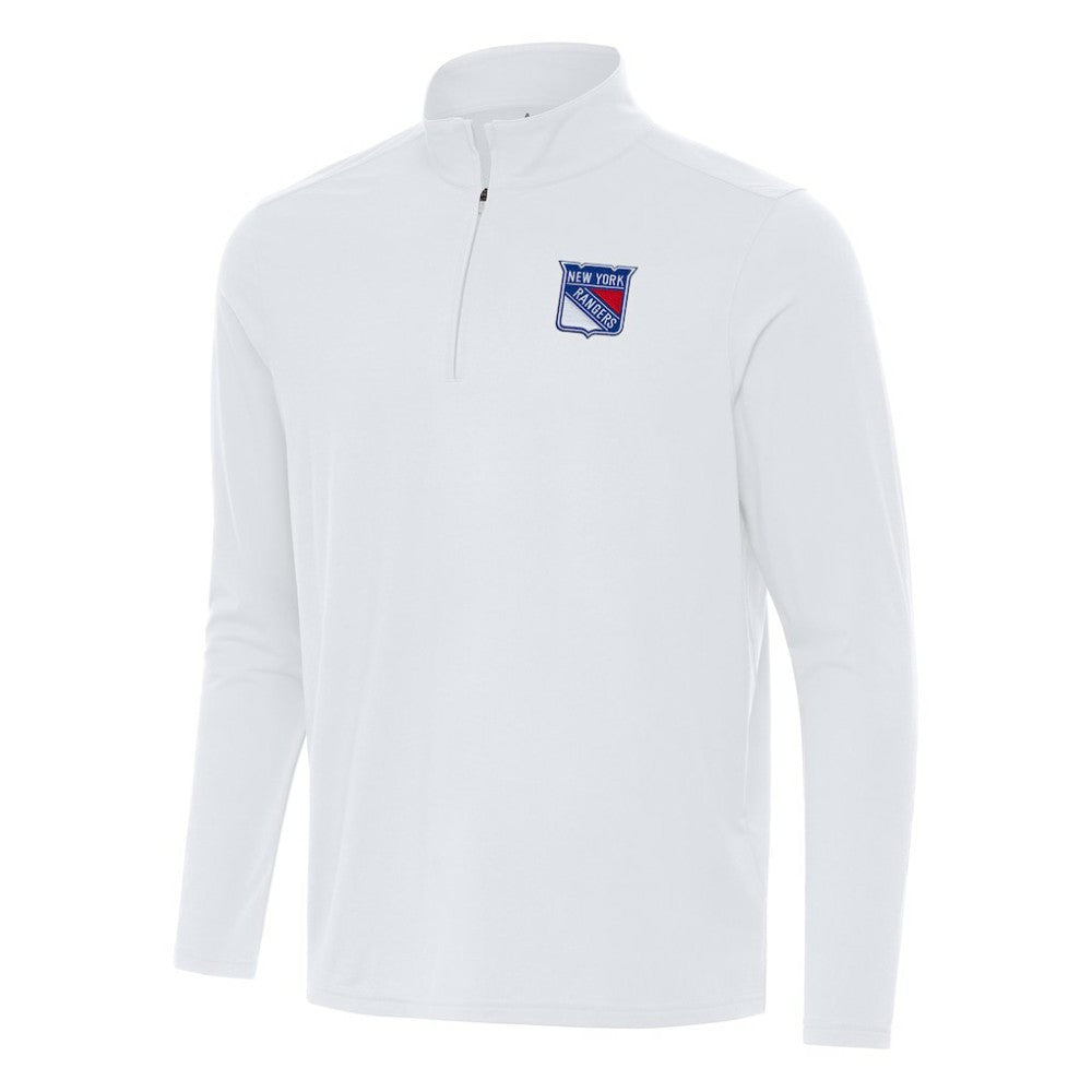 New York Rangers Antigua Intent Quarter-Zip Top Sale