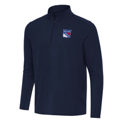 New York Rangers Antigua Intent Quarter-Zip Top Discount