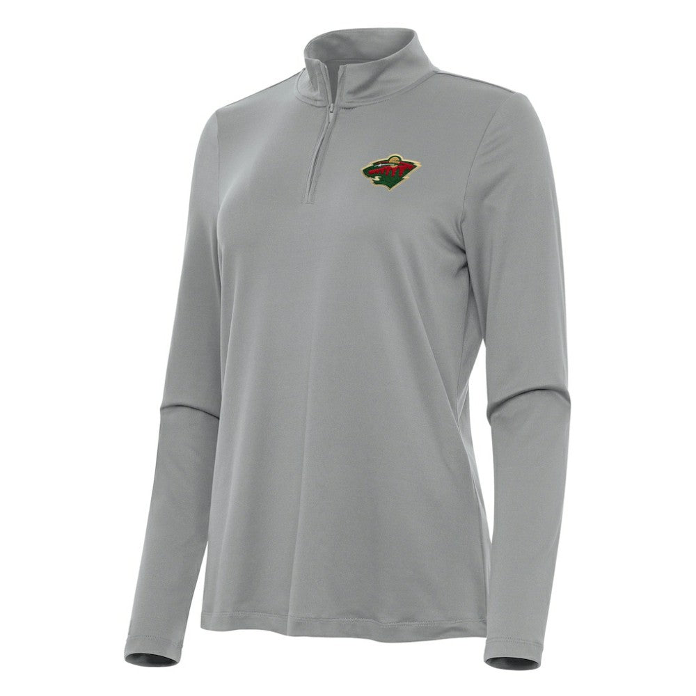 Minnesota Wild Antigua Women's Reprocess Quarter-Zip Top Outlet
