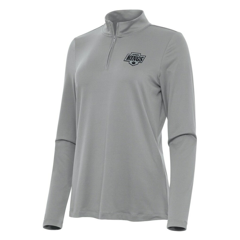 Los Angeles Kings Antigua Women's Reprocess Quarter-Zip Top On Sale