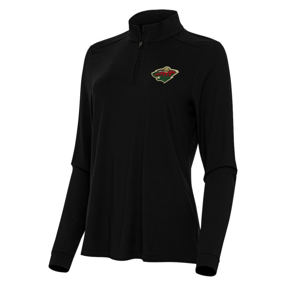 Minnesota Wild Antigua Women's Intent Quarter-Zip Top Discount