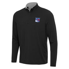 New York Rangers Antigua Content Quarter-Zip Pullover Top Outlet