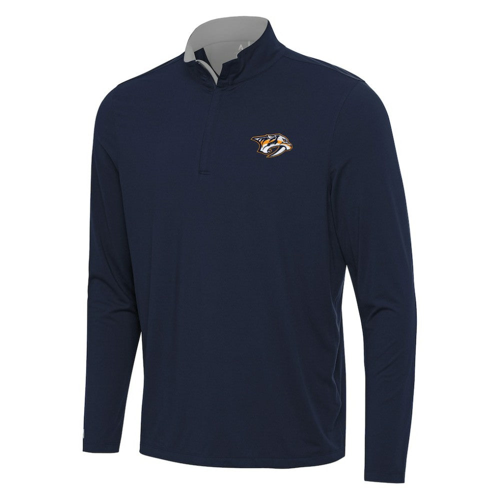 Nashville Predators Antigua Content Quarter-Zip Pullover Top Sale