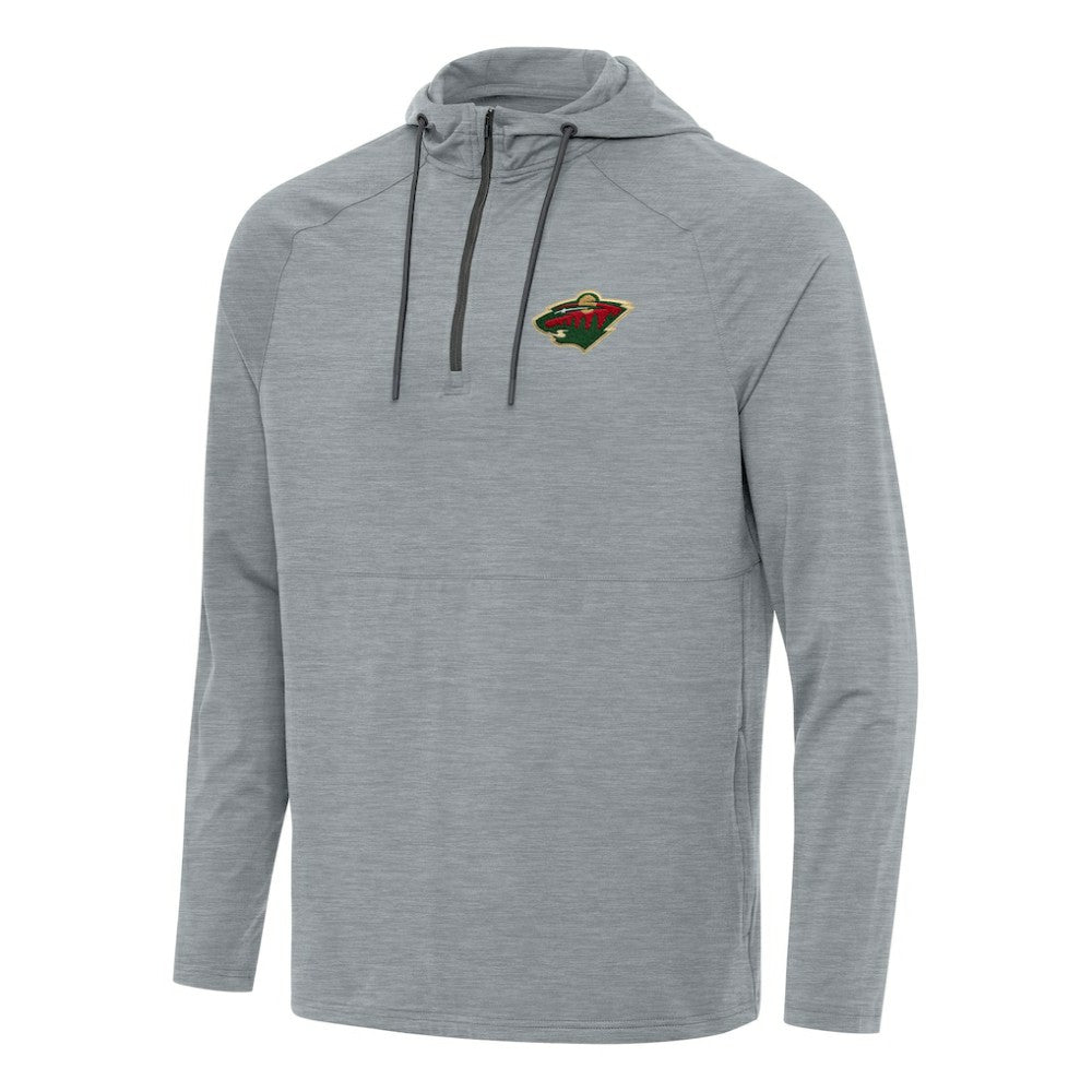Minnesota Wild Antigua Spikes Quarter-Zip Hoodie Sale