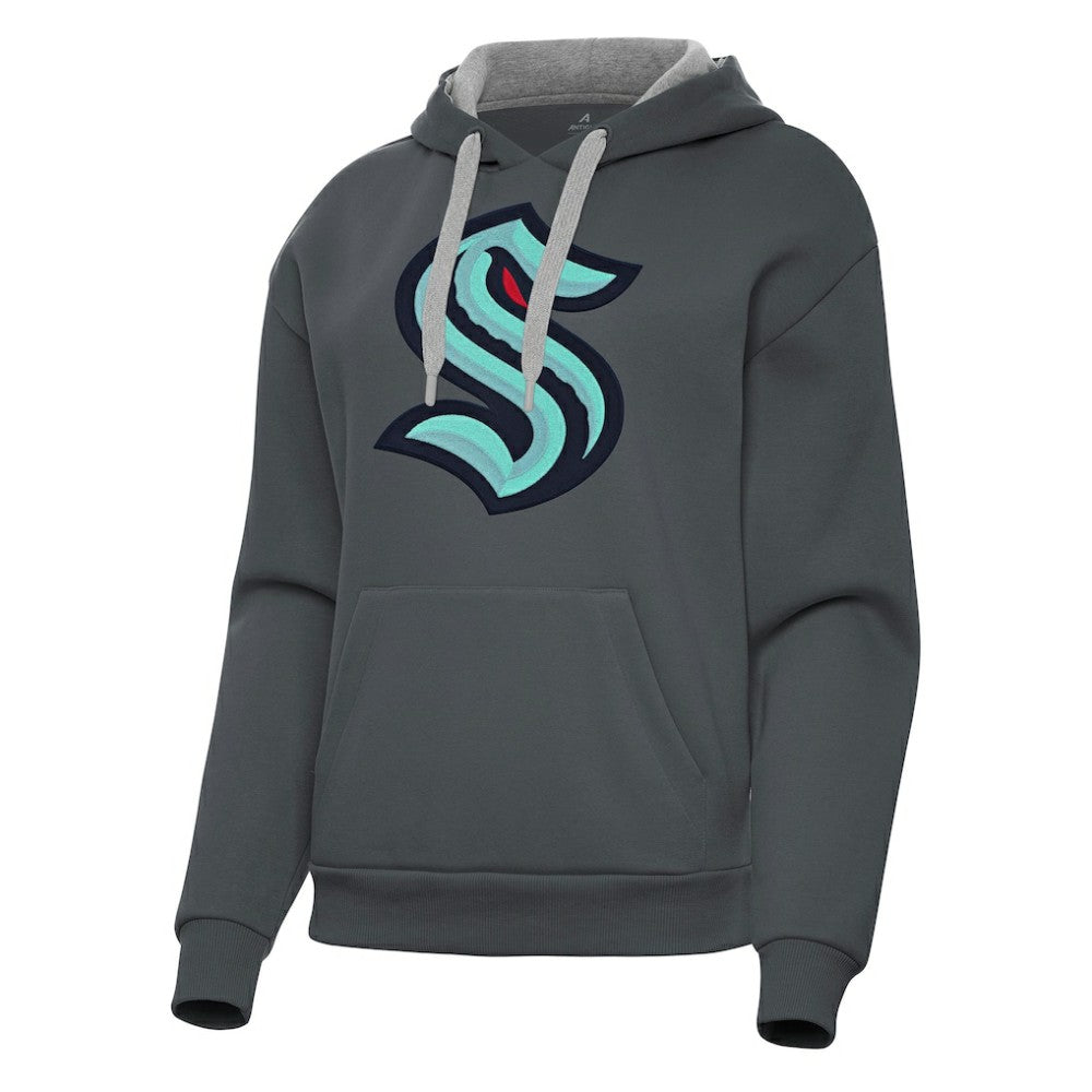 Seattle Kraken Antigua Women's Victory Pullover Hoodie For Sale