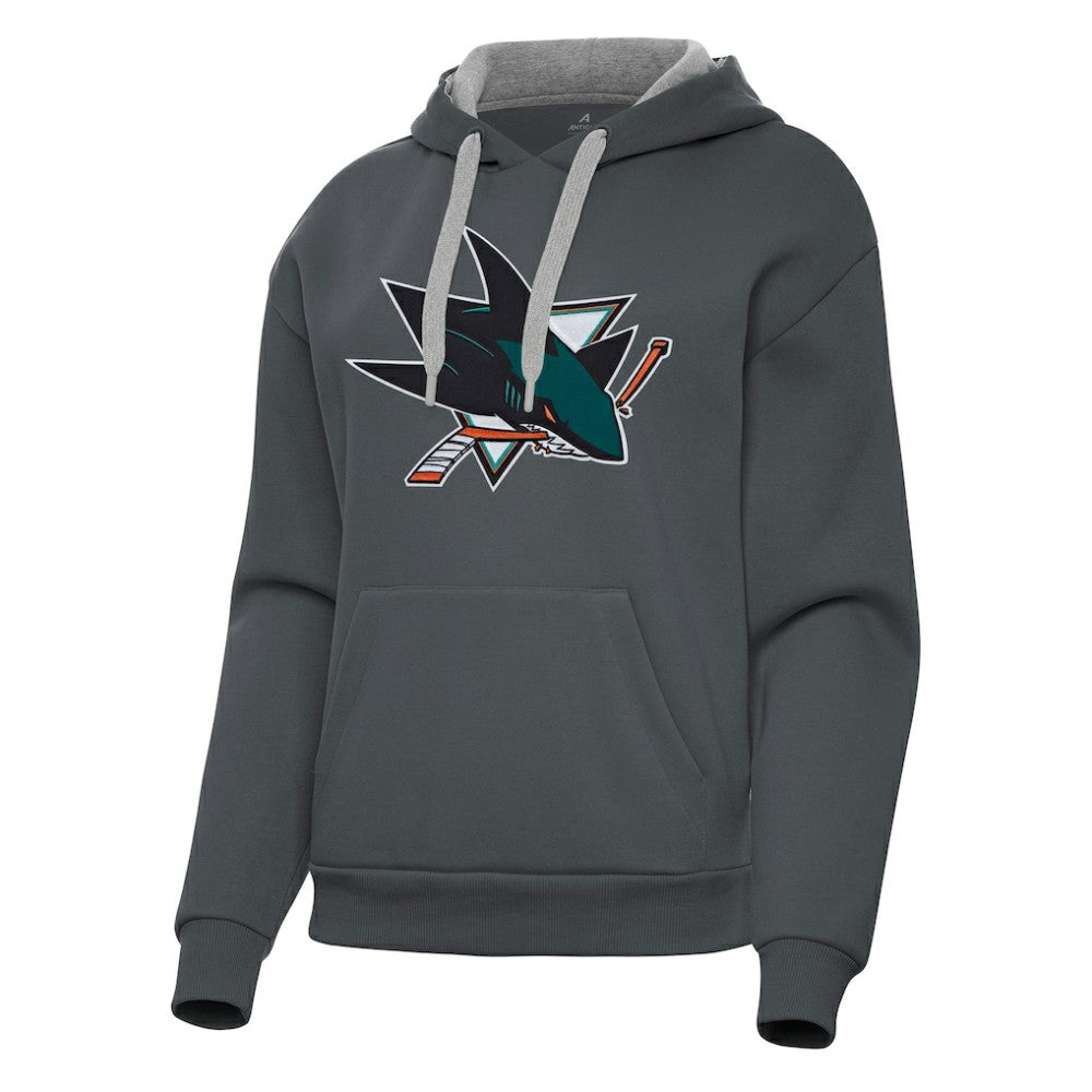 San Jose Sharks Antigua Women's Victory Pullover Hoodie Online