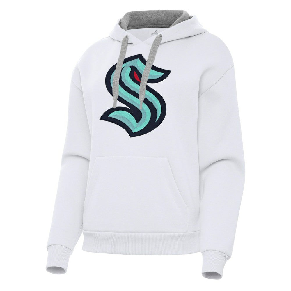 Seattle Kraken Antigua Women's Victory Pullover Hoodie For Sale