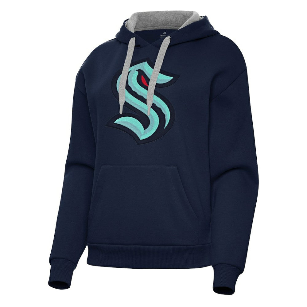 Seattle Kraken Antigua Women's Victory Pullover Hoodie Sale