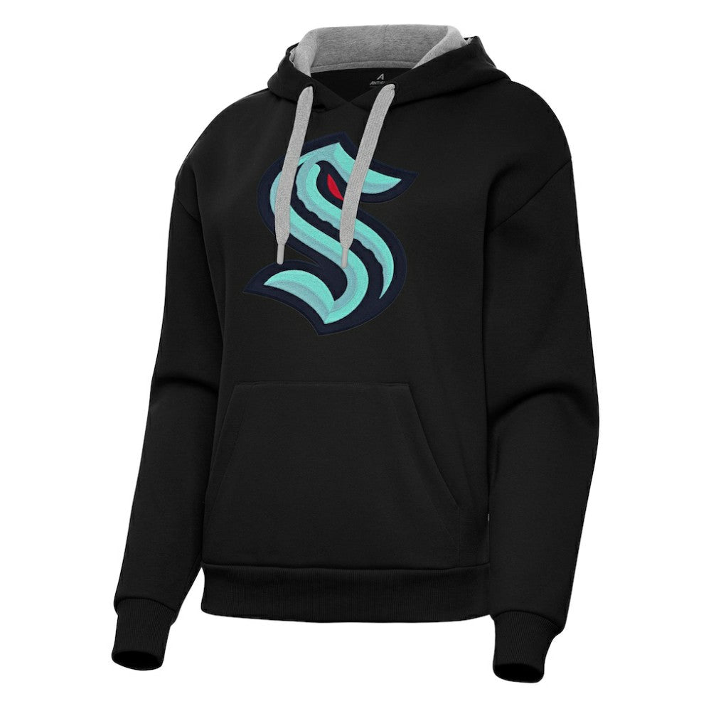 Seattle Kraken Antigua Women's Victory Pullover Hoodie For Sale