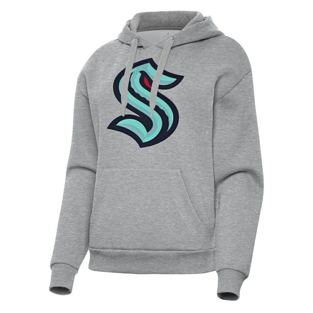 Seattle Kraken Antigua Women's Victory Pullover Hoodie On Sale