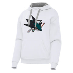 San Jose Sharks Antigua Women's Victory Pullover Hoodie For Sale