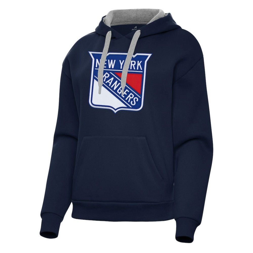New York Rangers Antigua Women's Victory Pullover Hoodie Discount