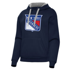 New York Rangers Antigua Women's Victory Pullover Hoodie Discount