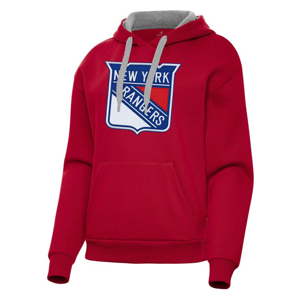 New York Rangers Antigua Women's Victory Pullover Hoodie On Sale