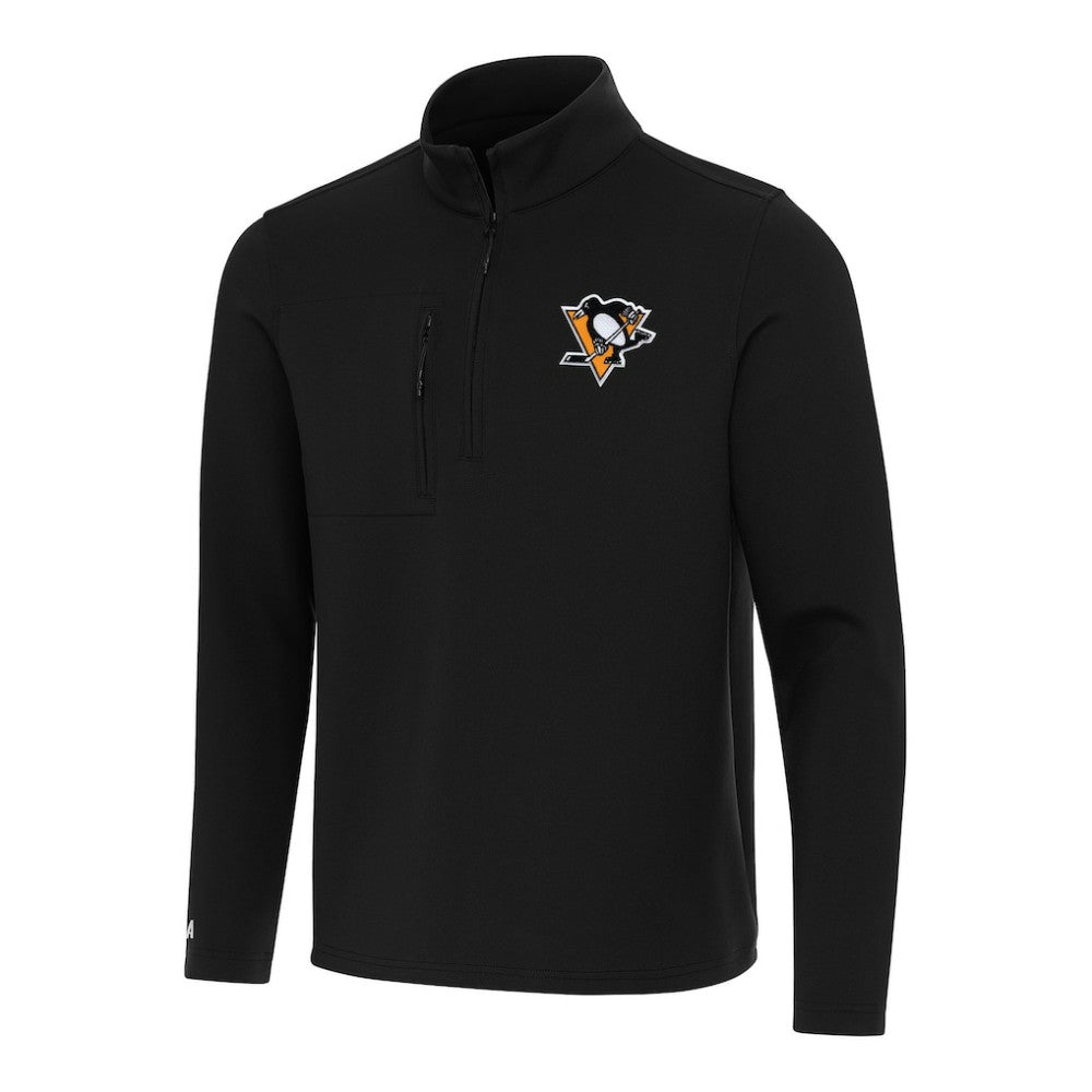 Pittsburgh Penguins Antigua Insider Quarter-Zip Top For Sale
