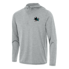 San Jose Sharks Antigua Tidy Quarter-Zip Hoodie For Sale