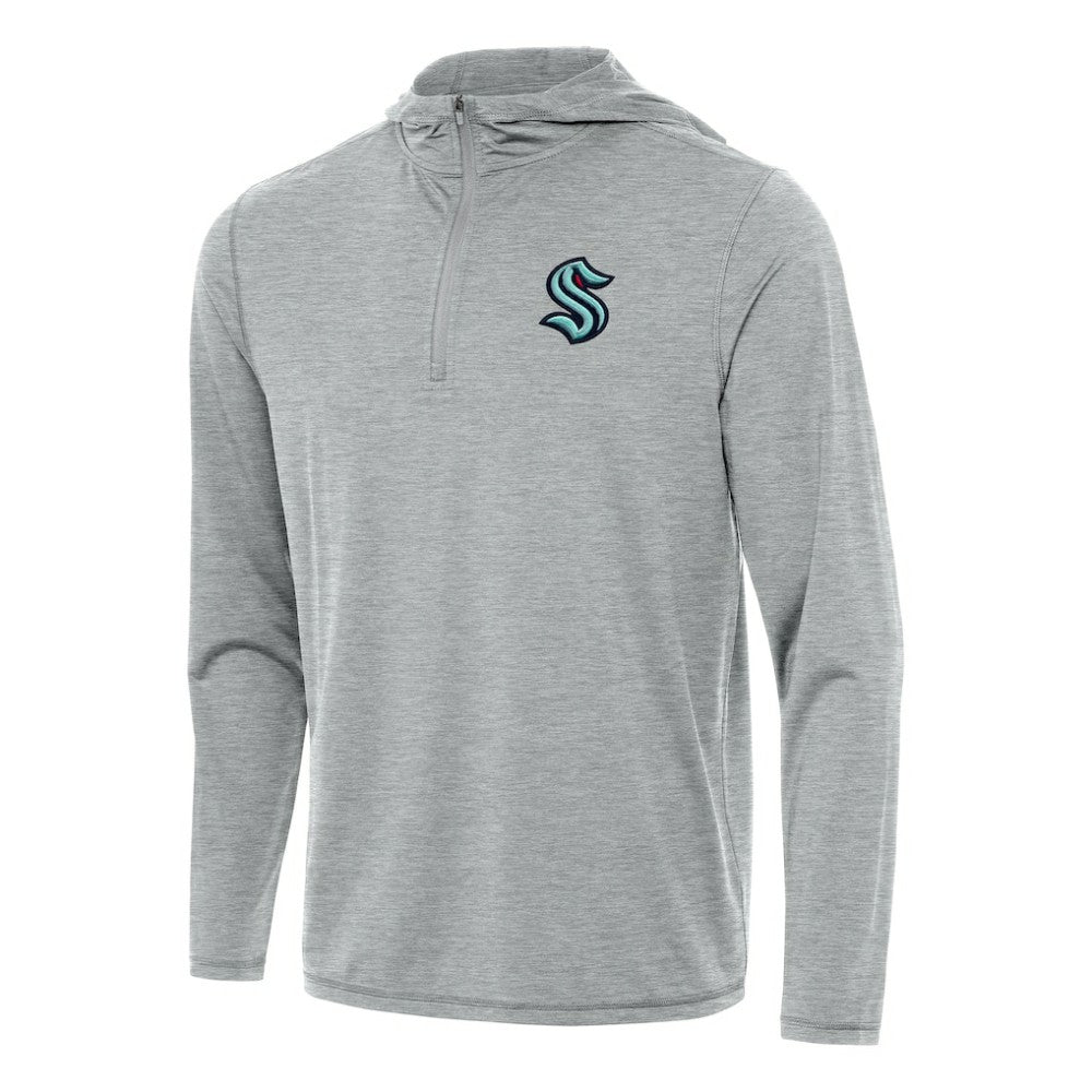 Seattle Kraken Antigua Tidy Quarter-Zip Hoodie For Sale
