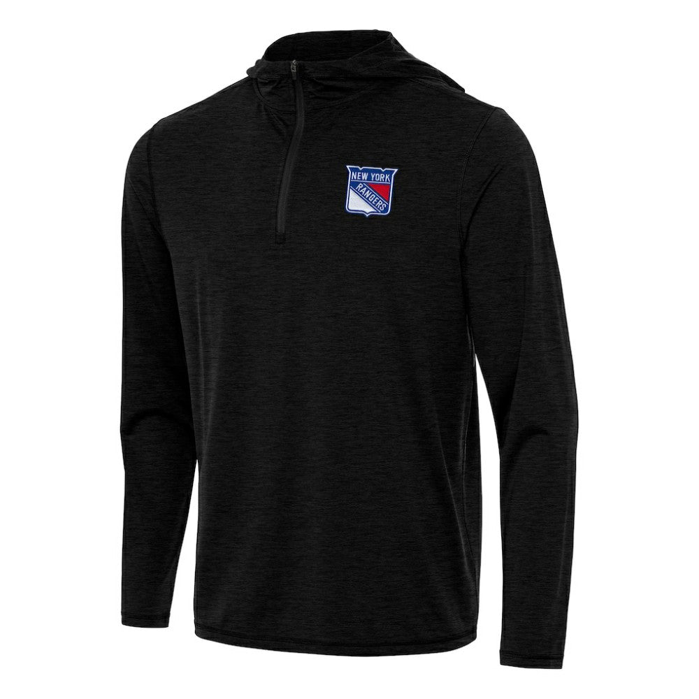 New York Rangers Antigua Tidy Quarter-Zip Hoodie Discount