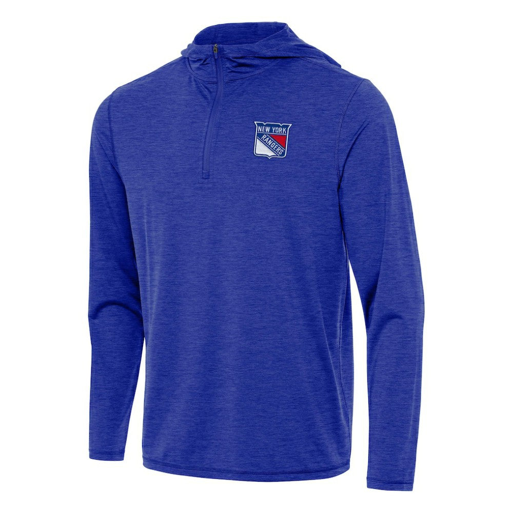 New York Rangers Antigua Tidy Quarter-Zip Hoodie Outlet
