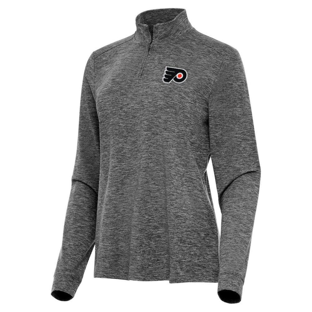 Philadelphia Flyers Antigua Women's Mentor Quarter-Zip Mock Long Sleeve Top Discount