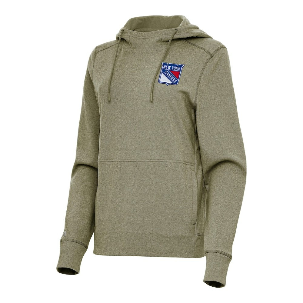 New York Rangers Antigua Women's Justice Pullover Hoodie Discount