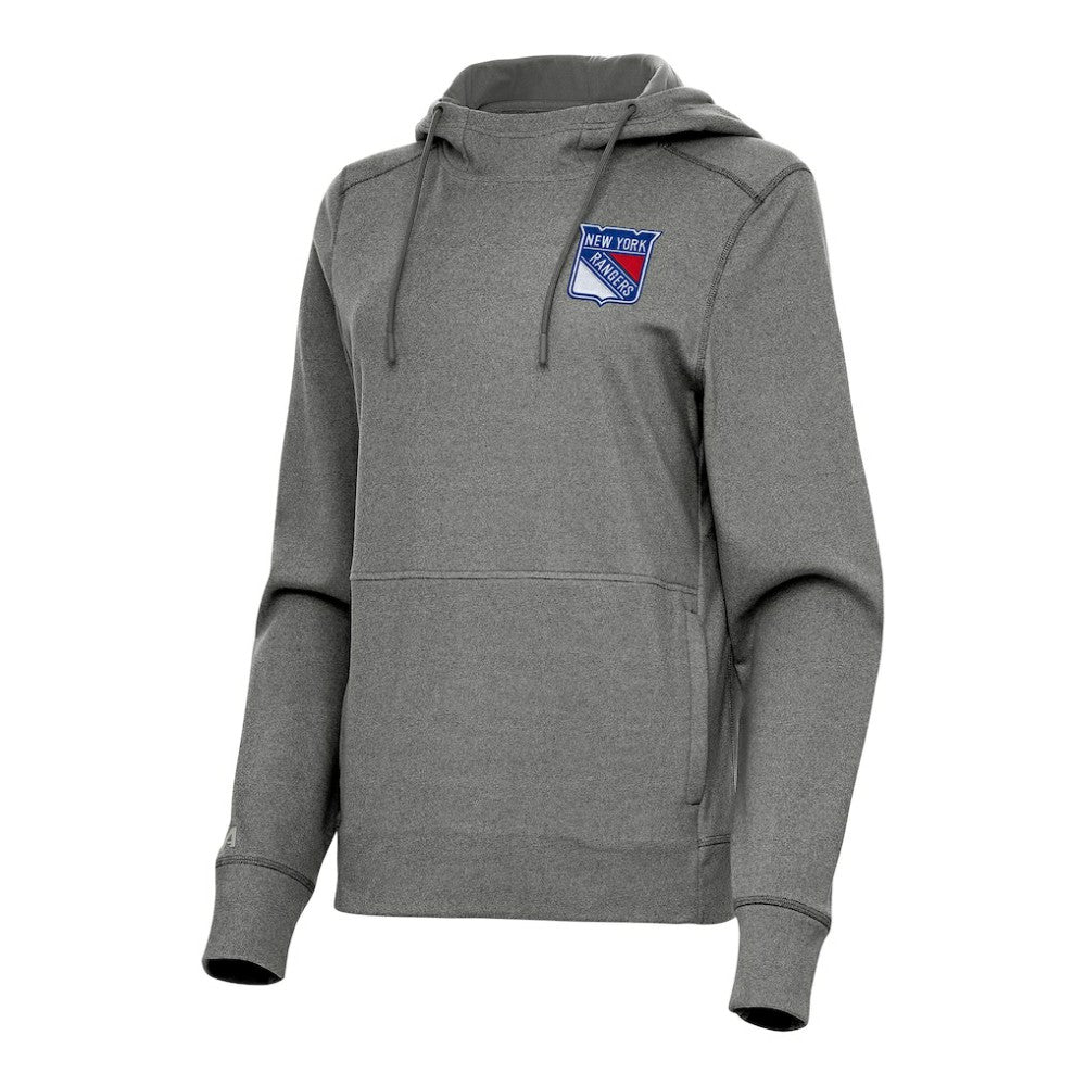 New York Rangers Antigua Women's Justice Pullover Hoodie On Sale