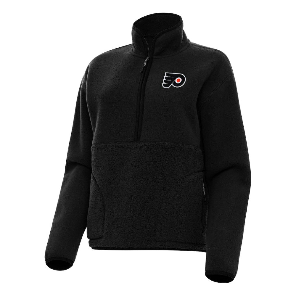 Philadelphia Flyers Antigua Women's Figure Half-Zip Pullover Sweatshirt Sale