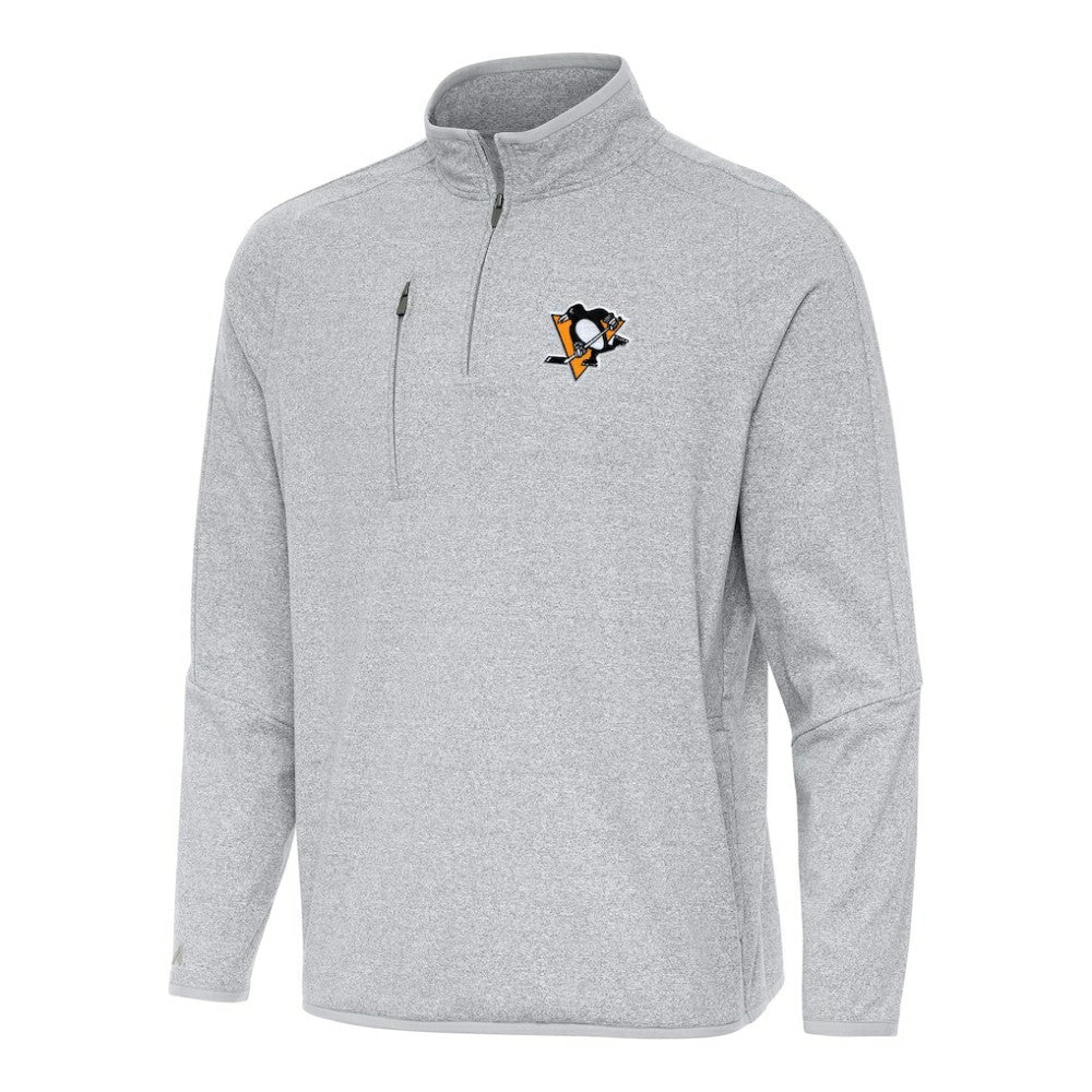 Pittsburgh Penguins Antigua Certain Quarter-Zip Tri-Blend Sweatshirt Online