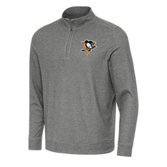 Pittsburgh Penguins Antigua Subtle Quarter-Zip Sweatshirt On Sale