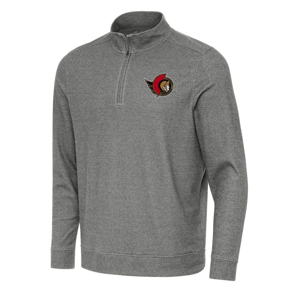 Ottawa Senators Antigua Subtle Quarter-Zip Sweatshirt On Sale