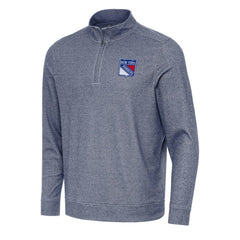 New York Rangers Antigua Subtle Quarter-Zip Sweatshirt Sale