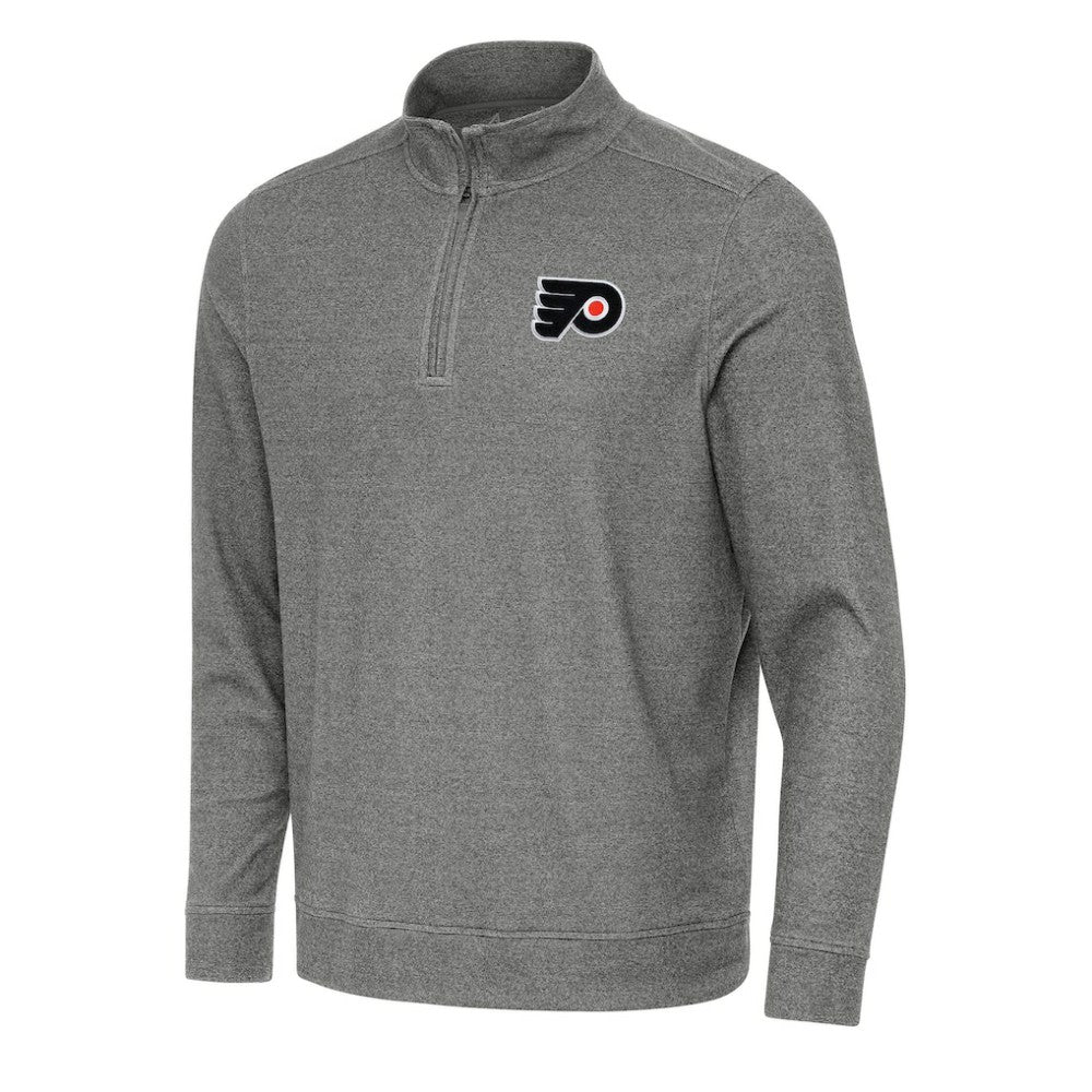 Philadelphia Flyers Antigua Subtle Quarter-Zip Sweatshirt Outlet