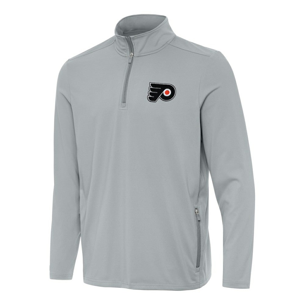 Philadelphia Flyers Antigua Perilous Quarter-Zip Sweatshirt For Sale