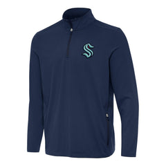 Seattle Kraken Antigua Perilous Quarter-Zip Sweatshirt For Sale