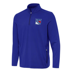 New York Rangers Antigua Perilous Quarter-Zip Sweatshirt Online