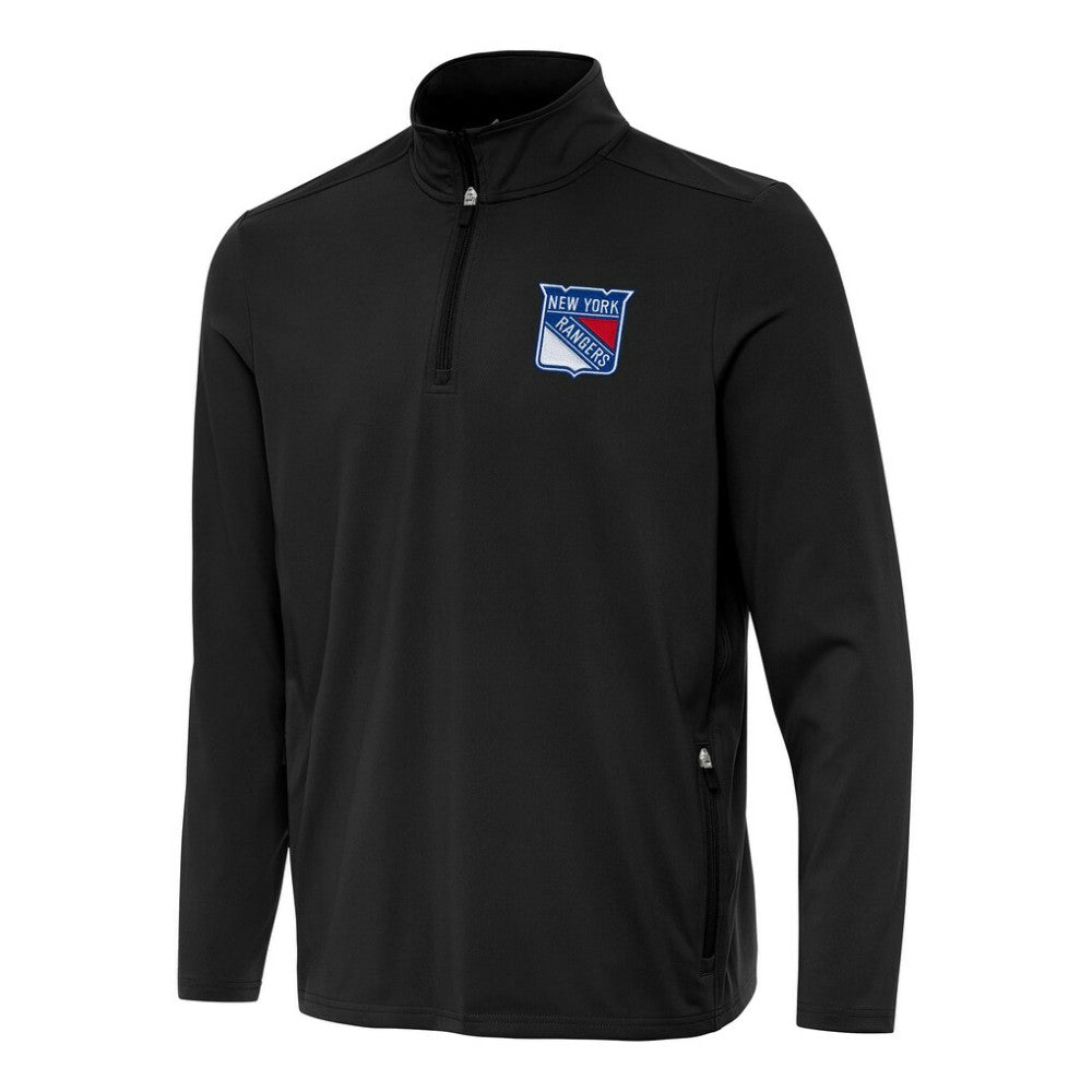 New York Rangers Antigua Perilous Quarter-Zip Sweatshirt Online