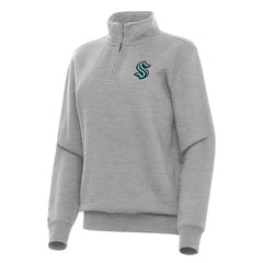 Seattle Kraken Antigua Women's Victory Quarter-Zip Sweatshirt Discount