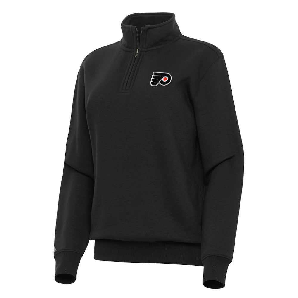 Philadelphia Flyers Antigua Women's Victory Quarter-Zip Sweatshirt Sale